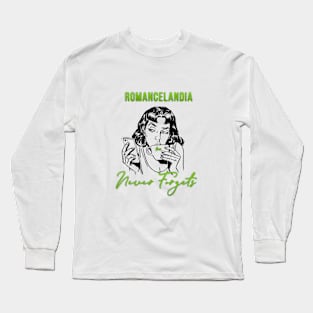 Romancelandia Never Forgets - Grn Dot Long Sleeve T-Shirt